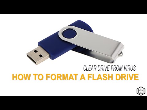 How to format a flash Drive. (Clears virus)