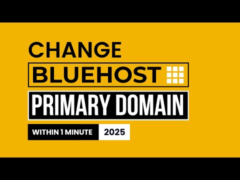 How To Change Bluehost Primary Domain 2025 | Bluehost Primary Domain Change | WP Charm