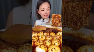 먹방 먹는 소리, Enoki Mushrooms & Boiled Eggs Eating #asmr #mukbang #eating #237