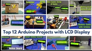 🔥 Top 12 Arduino LCD Projects You MUST Try! | Smart DIY Electronics & Automation 🚀