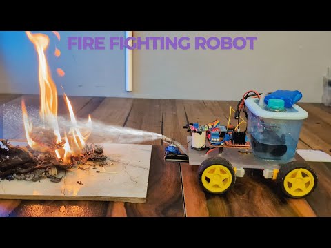 fire fighting robot Advance Version | Autonomous + Phone Control | Code & Circuit | Full explanation