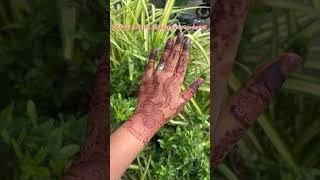 The saddest part of mehandi 😕 #henna #entertainment #mehandiartist #mehndi #hennadesign #hena