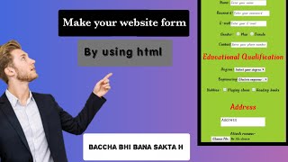 Form tag in html ||Html tutorial in hindi|| Form coding in html