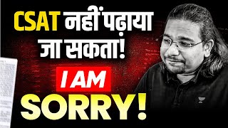 I’m SORRY, Laal Laliyo! Ab Main CSAT Aise Nahi Padhaunga – Even IITians FAIL! | Madhukar Kotawe