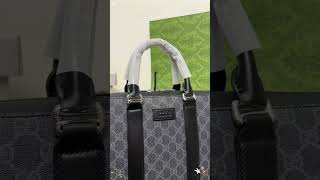 Gucci男士公文包 手提包Unboxing Gucci GG Supreme Briefcase for Men!