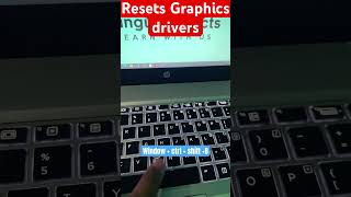 Reset Graphics Drivers🫠 #shortvideo #techshorts
