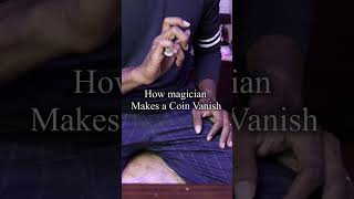 How Magician Vanish A coin 🤯🙆🏻‍♂️  #magic #magician