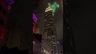 King Kong Climbs the Empire state building #drone #dronevideo #drones #droneshow