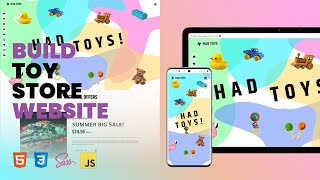 Create a Toy Store Website Responsive (HTML, CSS, Java Script) #4