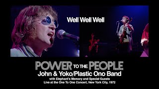 'Well Well Well' - John & Yoko/Plastic Ono Band with Elephant's Memory - from POWER TO THE PEOPLE 4K