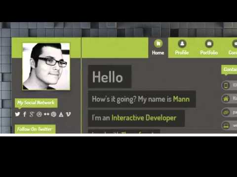 Parx - Responsive Vcard Template + Download