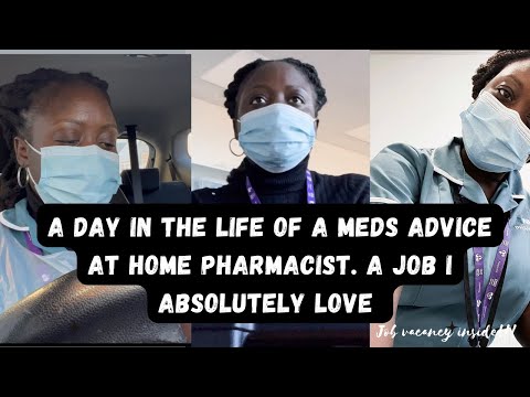 DAY IN THE LIFE OF A MEDICINES ADVICE AT HOME PHARMACIST|| BAND 7 UK PHARMACIST