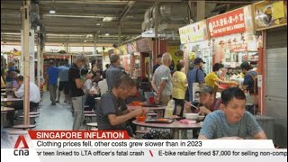 Singapore's overall inflation slows to 2.4% in 2024, down from 4.8% the year before