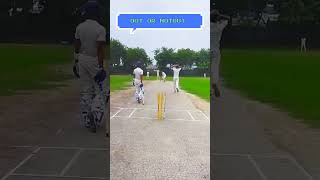 out or notout #shorts #cricketvlog #cricket #batting #match #hd #end #believe #msd #csk #life #spin