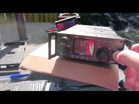 QRP Guys HWEF Antenna + Xiegu G90