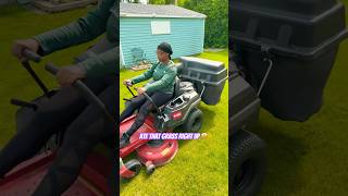 FIRST time working with the zero turn ride mower⁉️ #toro #zeroturn #mowinggrass #shewasafairy