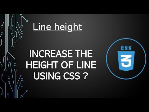 Lecture 27 CSS |Line height|Css Tutorials |Urdu|Hindi| How to increase the height of text line