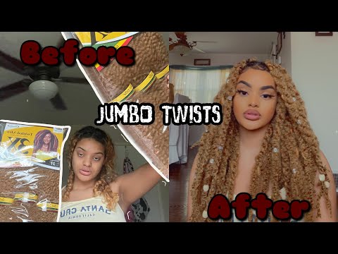 How To do Jumbo Marely Twists| pt.2