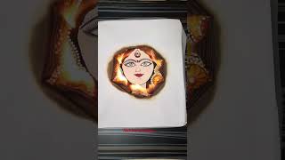 maa durga painting#shorts#shortsvideo#trendung#viral#reels#devidurga#easy art