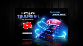 How To Design Professional YouTube Thumbnail | Adobe Photoshop Tutorial