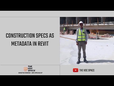 Construction Specifications as Metadata in Revit