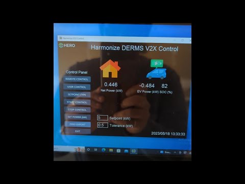 FIRST RESIDENTIAL V2X DEMO in CANADA - MAKING HOMES BLACKOUT PROOF - HERO DERMS HARMONIZE