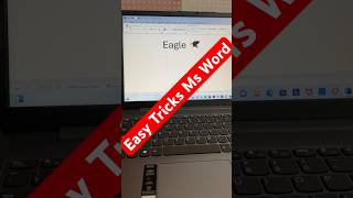 Eagle 🦅 #msword #tips #tricks #easytrick #mswordtips #mswordtricks #short #eagle