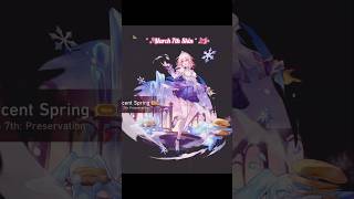 March 7th Skin So Cute ༉‧₊˚. #honkaistarrail #honkai #march7th #danheng #herta #aglaea #shorts