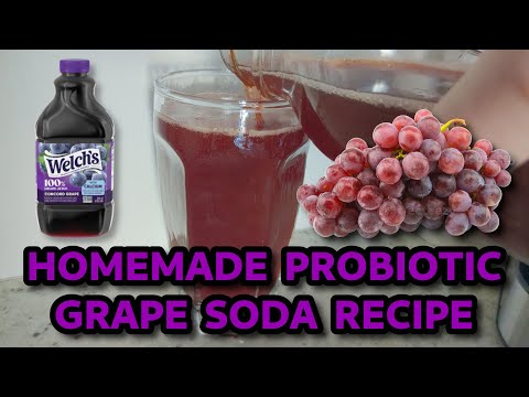 Best Kefir Water Recipe: Healthy Grape Soda