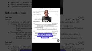 Free Resume template: top tech recruiters reach out unsolicited on LinkedIn #datascience #techresume
