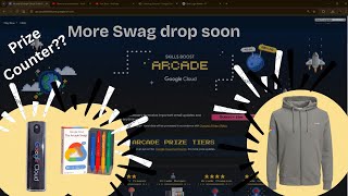 Google Cloud Arcade Swag Drop 2025 | Arcade LegendsTier | Fun Tech | More Swags soon!!
