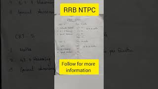 NTPC exam pattern #ntpc_exam #ntpc2025 #ntpc2024 #ntpccbt1 #ntpccbt2 #ntpcnews #rrbntpc #groupdexam