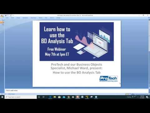 Learn how to use the BO Analysis Tab