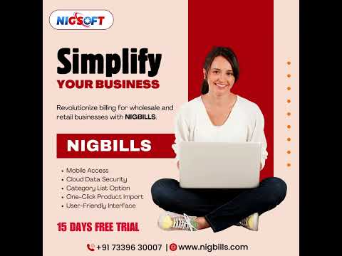 Streamline Your Business with NIGBILLS  #BillingSoftware #erpsoftware #NIGBILLS #software
