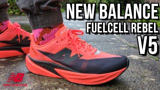 NEW BALANCE FUELCELL REBEL V5 REVIEW - On feet, comfort, weight, breathability and price review!