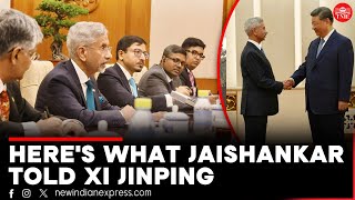 External Affairs Minister Jaishankar briefs Chinese President Xi Jinping about bilateral ties
