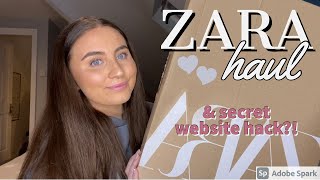 ZARA HAUL & HUGE ZARA WEBSITE HACK!!