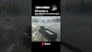 Test Drive the Most Powerful Truck in SnowRunner! 6900TS Dreadnought 🔥- SnowRunner #shorts