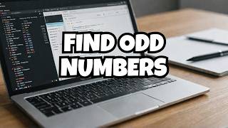 C Program to Display Odd Numbers in An Array in C Programming Language Coding Tutorial