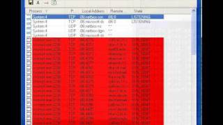 Malware sending spam / TCPview