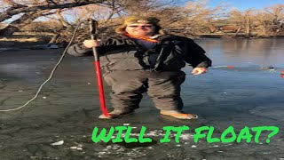 IceHole Short: Spud bar float test