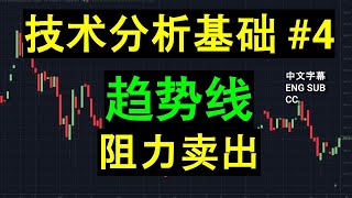 技术分析基础 #4 -  趋势线阻力卖出! 教学！[CC 中文 ENG]