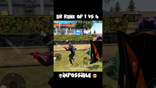 free fire new BR renk push🔥#day87 gameplay 📲video #1vs4 #viral #freefire #shortvideo #tending🍷