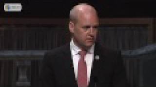 Reinfeldt on Iran: EU Response Requires Caution (Raw Video)