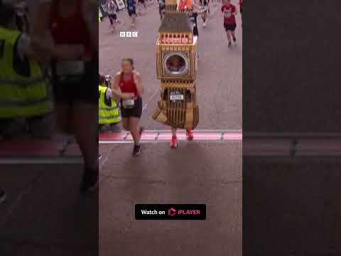 When you get stuck at the finish line of the London Marathon…