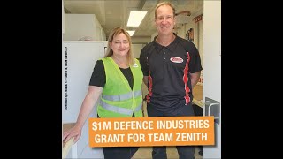 $1M grant for Team Zenith