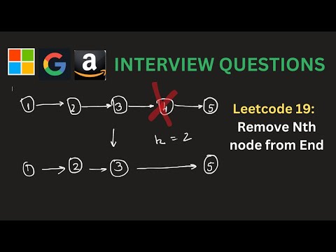 Remove Nth Node From End of Linked List | Amazon | Microsoft | Adobe
