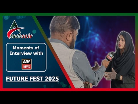 ATECHSOLE: Interview Moment with ARY NEWS | Future Fest 2025 | Expo Centre