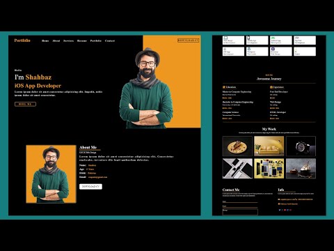 How To Build A Responsive Portfolio Website Using HTML CSS & BOOTSTRAP