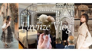 [Florence Vlog🇮🇹] Honeymoon✈️/Super delicious gelato/All the food is delicious🍽️